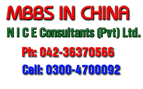 MBBS in China Consultants in Pakistan