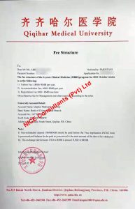 Qiqihar-Medical-University-Fee-Structure