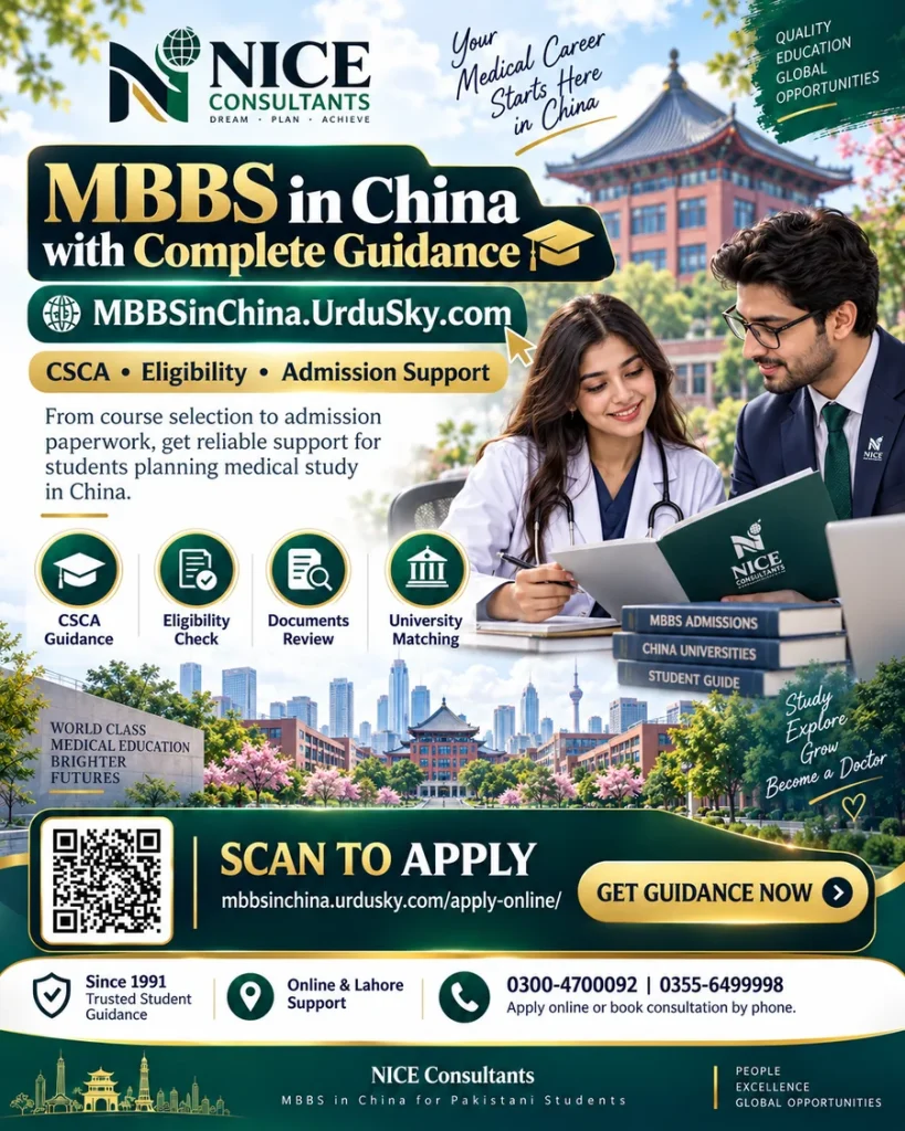 MBBS in China guidance for eligibility, document review and university matching