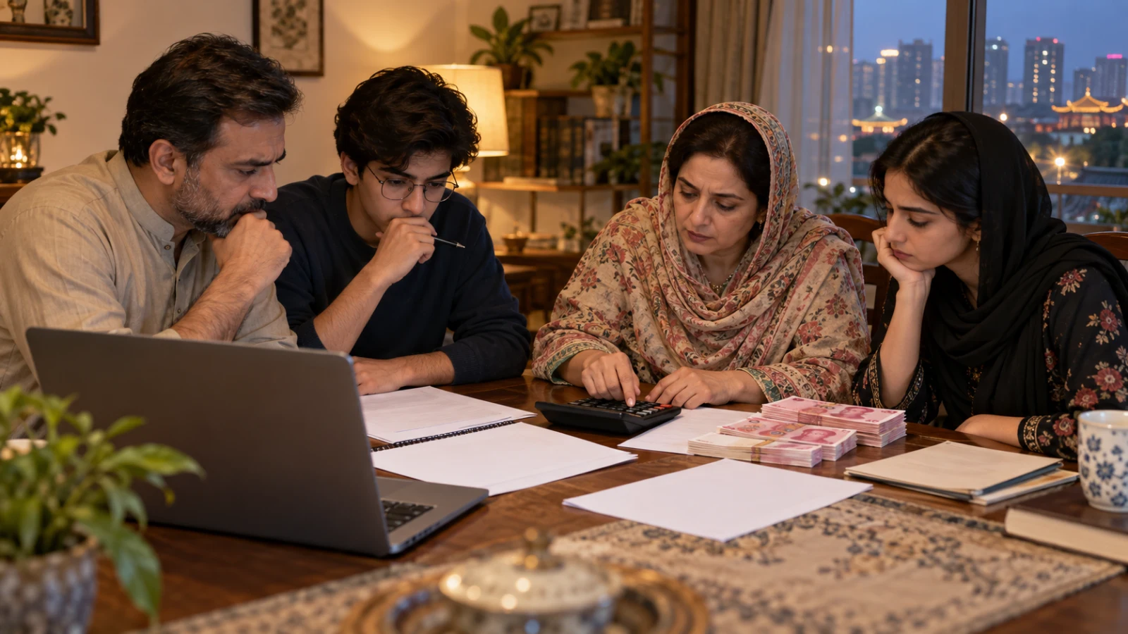 Pakistani family planning tuition accommodation and living costs for a six-year MBBS degree