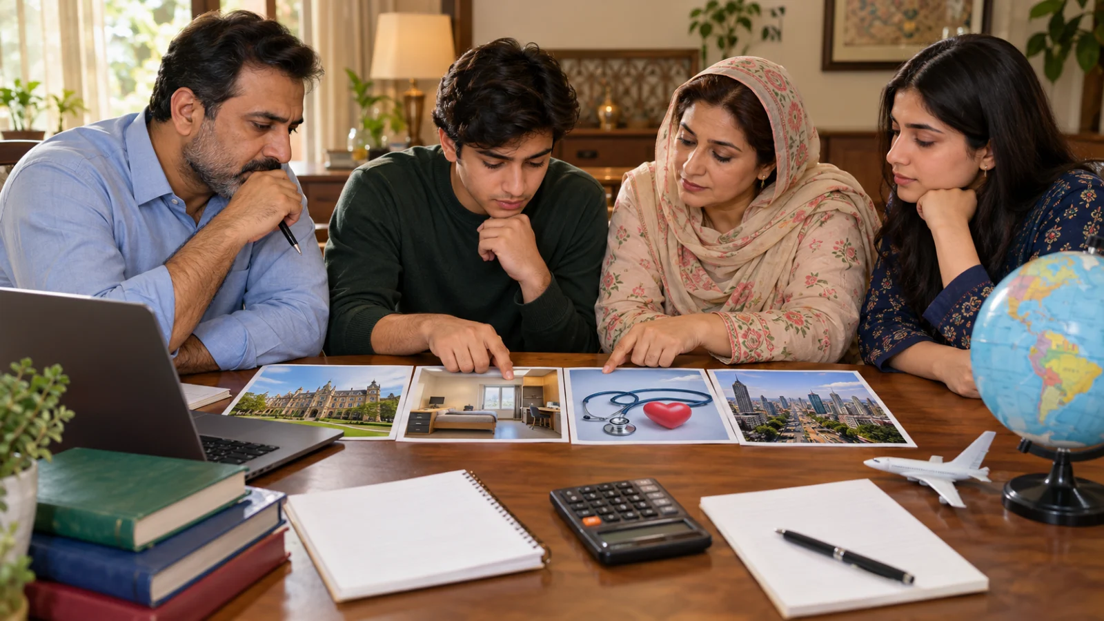 Pakistani family planning tuition accommodation and living costs for a six-year MBBS degree