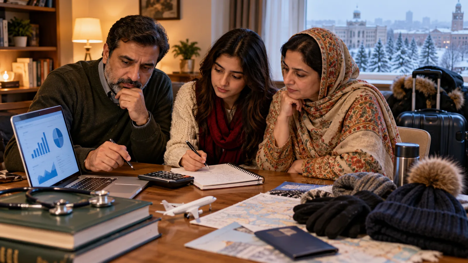 Pakistani family planning tuition residence winter clothing and travel costs for Jilin University