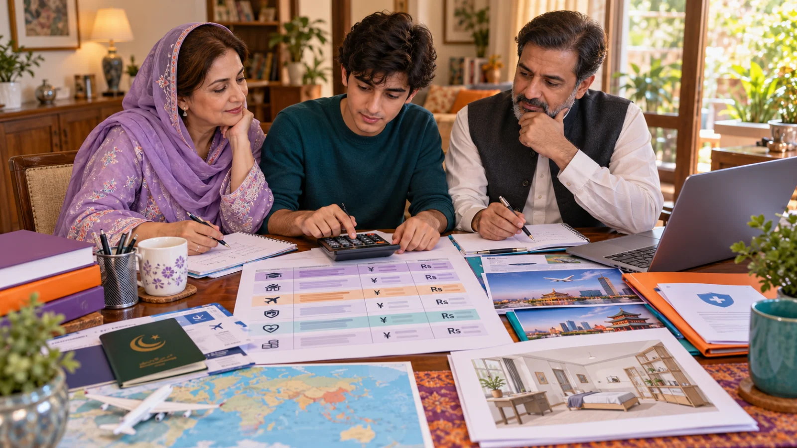 Pakistani family planning a six-year Southeast University MBBS budget