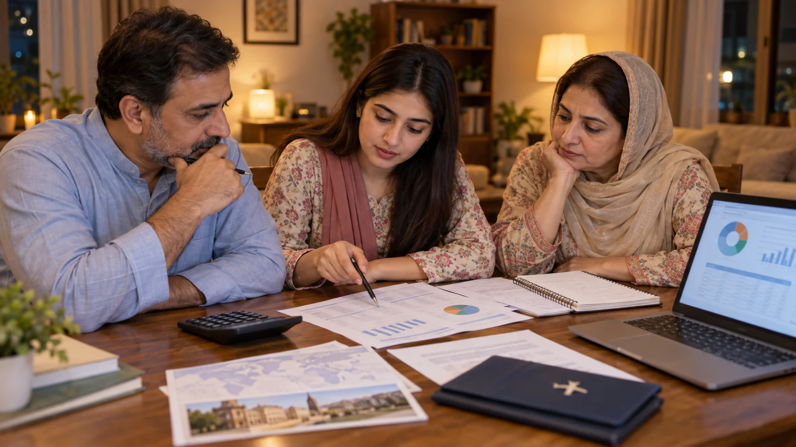 Pakistani family planning tuition accommodation and living costs for a six-year MBBS degree